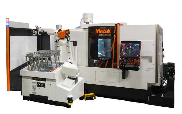 Mazak turn-assist automation series for loading and unloading CNC lathe